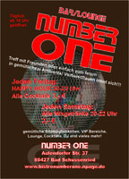 Und weiter geht die Party-Bar Lounge Number One!!! am Samstag, 18.09.2010