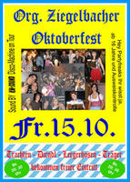 Oktoberfest Ziegelbach am Freitag, 15.10.2010