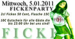 Ficken Party @ Mirage am Mittwoch, 05.01.2011