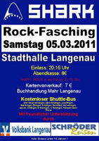Rock-Fasching mit Shark in Langenau am Samstag, 05.03.2011