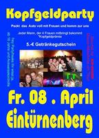 Kopfgeldparty in Eintrnenberg mit KM-Sound am Freitag, 08.04.2011