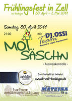 MOI-SSCHN im Festzelt in Zell, bei Riedlingen am Samstag, 30.04.2011