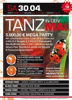 Tanz in den Mai: 5.000,00  MEGA Party @ MEGA-PARC Lbeck am Samstag, 30.04.2011