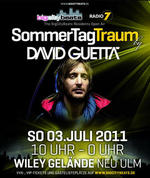 DAVID GUETTA @ BigCityBeats SommerTagTraum auf dem Wiley-Gelnde Neu-Ulm am Sonntag, 03.07.2011