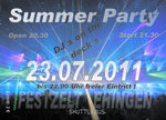 Summer Party am Samstag, 23.07.2011