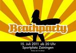 Beachparty Zainingen am Freitag, 15.07.2011