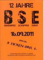 12. BSE-Party in Bondorf am Freitag, 16.09.2011