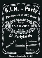 B.I.M. Party am Samstag, 15.10.2011