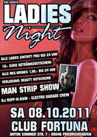 EGC Events pres.: 100 % Ladies Night with Man Strip Show and many more am Samstag, 08.10.2011