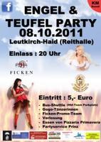 Engel & Teufel Party in Leutkirch-Haid am Samstag, 08.10.2011