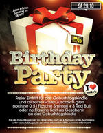 Die I Love huGo's Birthday Party + NEUERFFNUNG "DER 2te RAUM" am Samstag, 29.10.2011