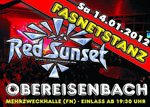Fasnetsparty mit Redsunset, Chaosorchester, Butzlumpa und Maskerade NK am Samstag, 14.01.2012