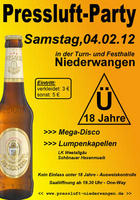 PRESSLUFT-Party am Samstag, 04.02.2012