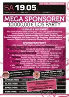 MEGA Sponsoren 10.000,00  Los Party!  am Samstag, 19.05.2012
