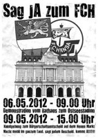 Demonstration: Sag Ja zum FCH & F.C. Hansa Rostock - SpVgg Greuther Frth am Sonntag, 06.05.2012