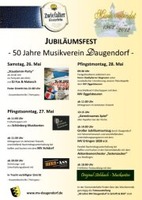 Jubilums-Party Musikverein Daugendorf mit HERZ-ASS am Sonntag, 27.05.2012