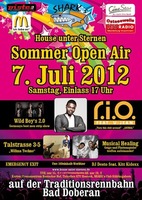 "House unter Sternen" SHARKs Sommer Open Air 2012 am Samstag, 07.07.2012
