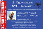 11. Oggelshauser SVO-Flohmarkt zum Laurentiusfest 2012 am Samstag, 04.08.2012