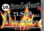 10. Budefest Rupertshofen am Freitag, 21.09.2012
