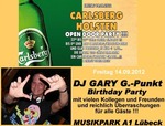 Carlsberg / Holsten Open Door Party & DJ Gary G.-Punkt Birthday Party & Energy Tower Night am Freitag, 14.09.2012
