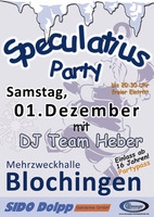 Speculatius-Party Blochingen am Samstag, 01.12.2012