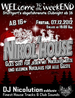 WELcome to the weekEND - NikolHouse Party (ab 16) am Freitag, 07.12.2012