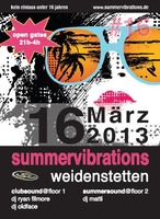 SUMMERVIBRATIONS #16 am Samstag, 16.03.2013