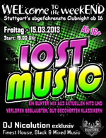 WELcome to the weekEND - Lost Music (ab 16) am Freitag, 15.03.2013