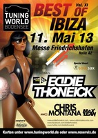 BEST OF IBIZA Vol. XI - Eddie Thoneick, Chris Montana, Max Lean, Soul Sax am Samstag, 11.05.2013