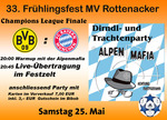 CL-Finale Dortmund - Bayern mit Dirndl- und Trachtenparty  am Samstag, 25.05.2013