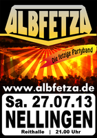 ALBFETZA - Sommerparty in der Reithalle Nellingen am Samstag, 27.07.2013