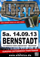 ALBFETZA - Bernstadt ( UL ) -  Bernstadter Oktoberfest 2013 am Samstag, 14.09.2013