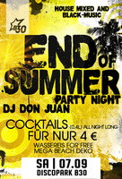 End of Summer Party Night @ Disco Park B30 am Samstag, 07.09.2013
