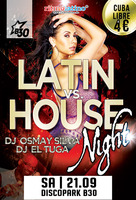 Latin vs. House Night @ Disco Park B30 am Samstag, 21.09.2013