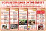  SCHUSSENRIEDER Oktoberfest - Das Brauereifest in Oberschwaben an allen Tagen Eintritt frei! am Donnerstag, 03.10.2013