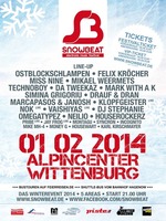 Snowbeat 2014 - electronic music festival am Samstag, 01.02.2014