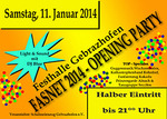 Fasnet 2014 Opening Party Festhalle Gebrazhofen am Samstag, 11.01.2014