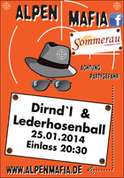 Dirnd`l & Lederhosen-Party am Samstag, 25.01.2014