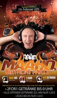 DJ MAAHOs BIRTHDAY PARTY am Mittwoch, 19.02.2014
