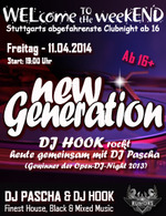 WELcome to the weekEND - New Generation (ab 16) am Freitag, 11.04.2014