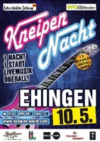 Kneipennacht Ehingen am Samstag, 10.05.2014