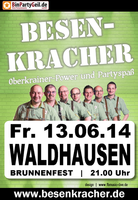 BESENKRACHER - Party beim Brunnenfest in Waldhausen ( GP ) am Freitag, 13.06.2014