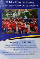 35 Jahre Freier Fanfarenzug "Graf Hatto" 1979 e.V. am Samstag, 14.06.2014