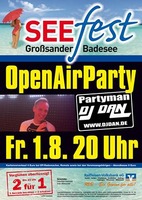 Seefest Grosander Badesee am Freitag, 01.08.2014