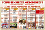 SCHUSSENRIEDER Oktoberfest - Das Brauereifest in Oberschwaben am Freitag, 03.10.2014