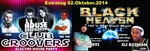  ** CLUB GROOVERS vs. BLACK HEAVEN * Vol.9 * am Donnerstag, 02.10.2014