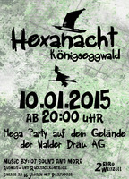 Hexanacht des NV Knigseggwald - am Sa. 10.01.2015 in Knigseggwald (Ravensburg)