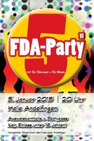 15. FDA-Party Andelfingen am Montag, 05.01.2015
