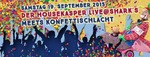 HouseKasper live@SHARKs meets Konfettischlacht am Samstag, 19.09.2015