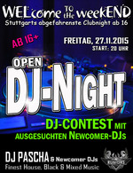 WELcome to the weekEND - Open DJ-Night (ab 16) am Freitag, 27.11.2015